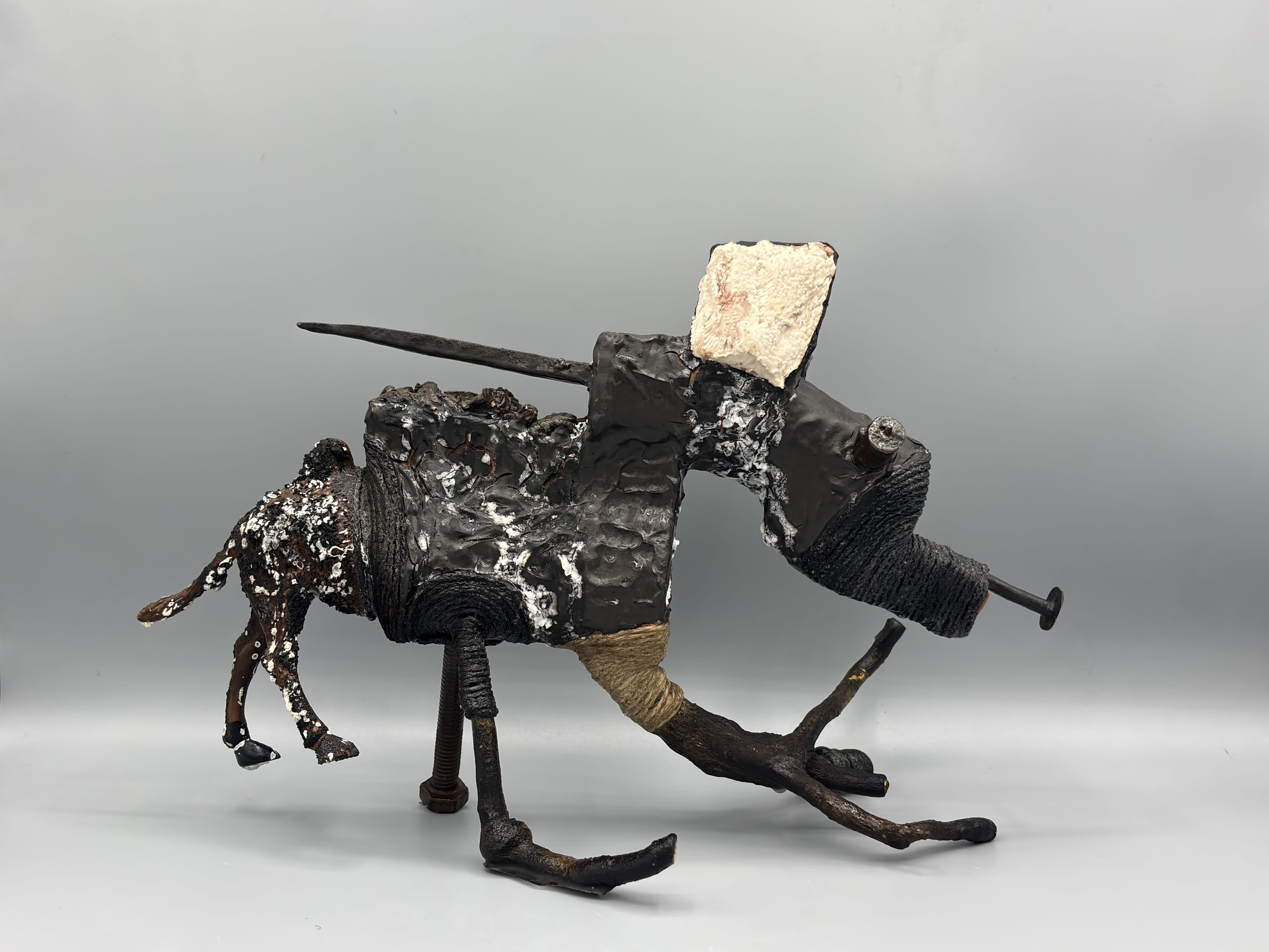 Mojahid Musa, found object, clay sculptures,dhaka art summit